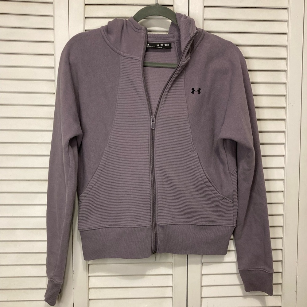Under Armour Purpler Loose Zipper Hoodie Size Extra Small